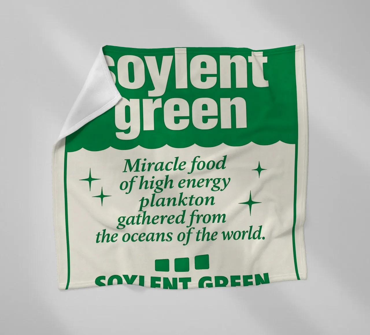 Soylent Green Print coperta in pile da MoviesArt