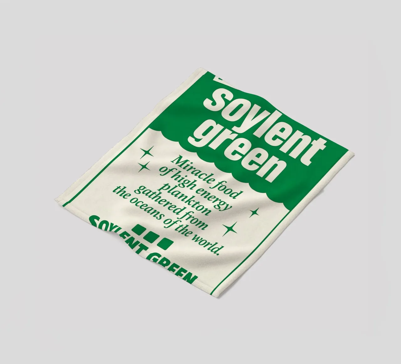 Soylent Green Print coperta in pile da MoviesArt