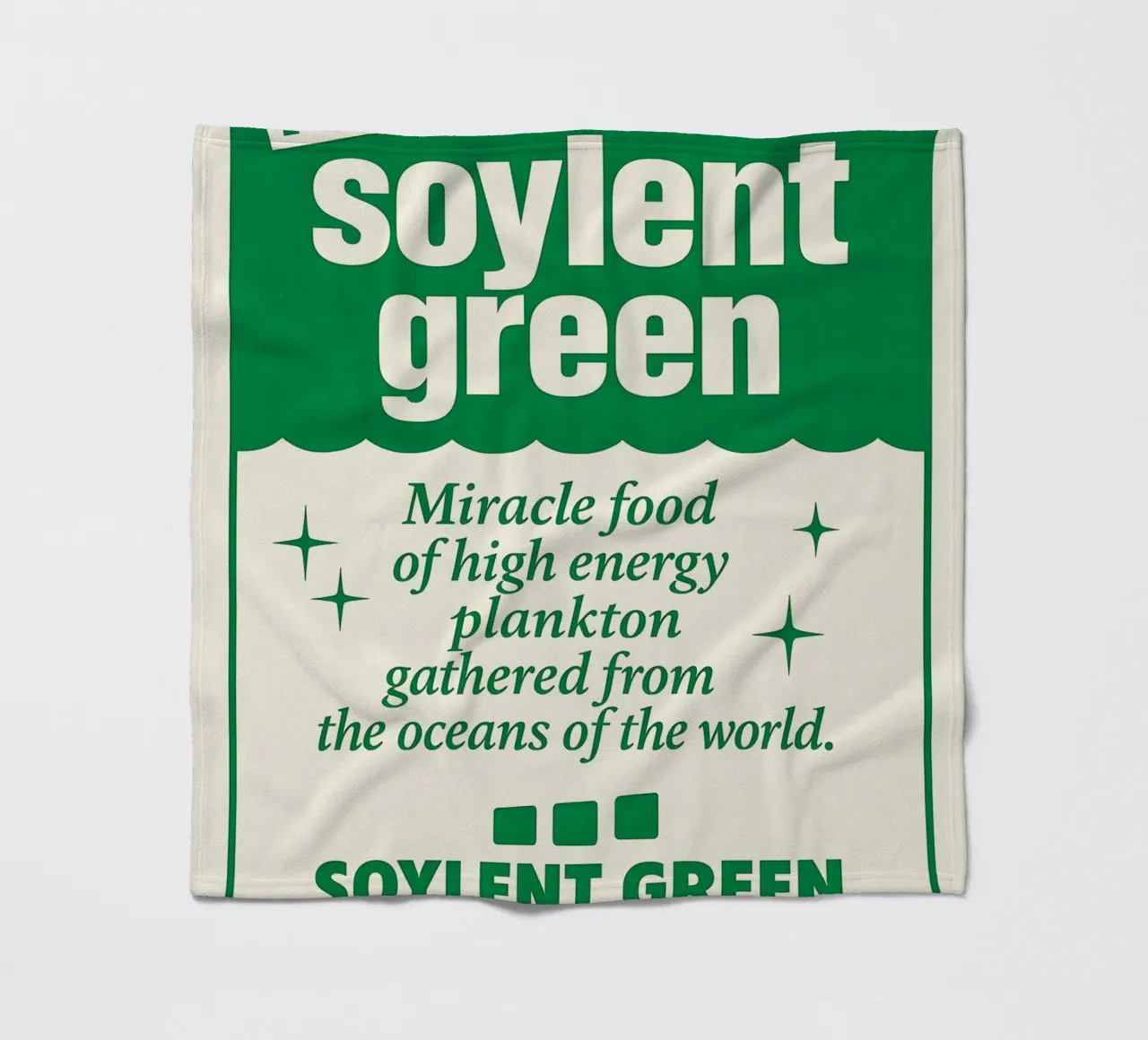 Soylent Green Print coperta in pile da MoviesArt