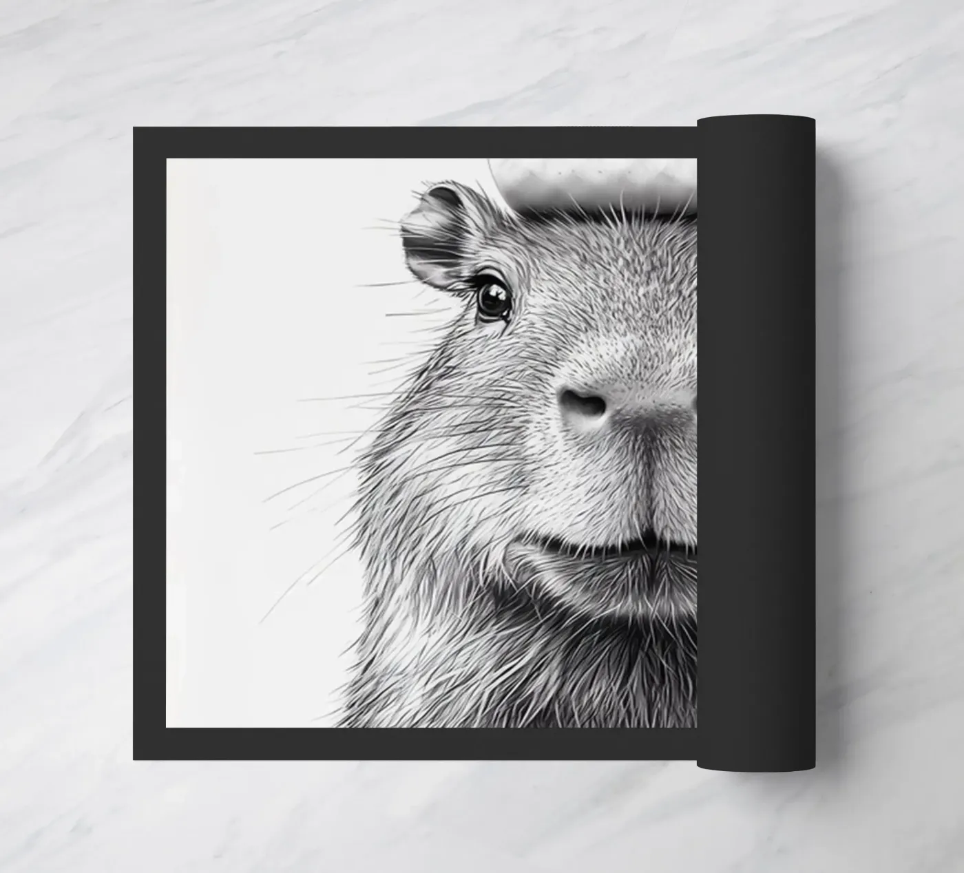 Capybara doormat by animals_studio