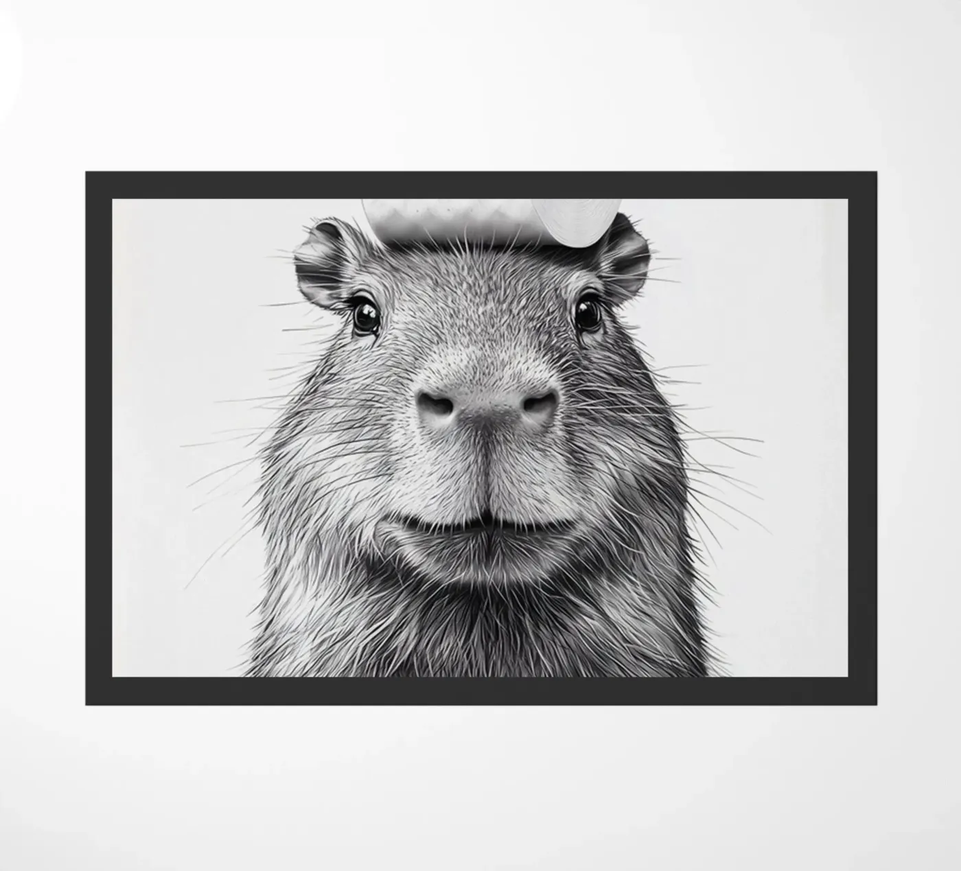 Capybara doormat by animals_studio