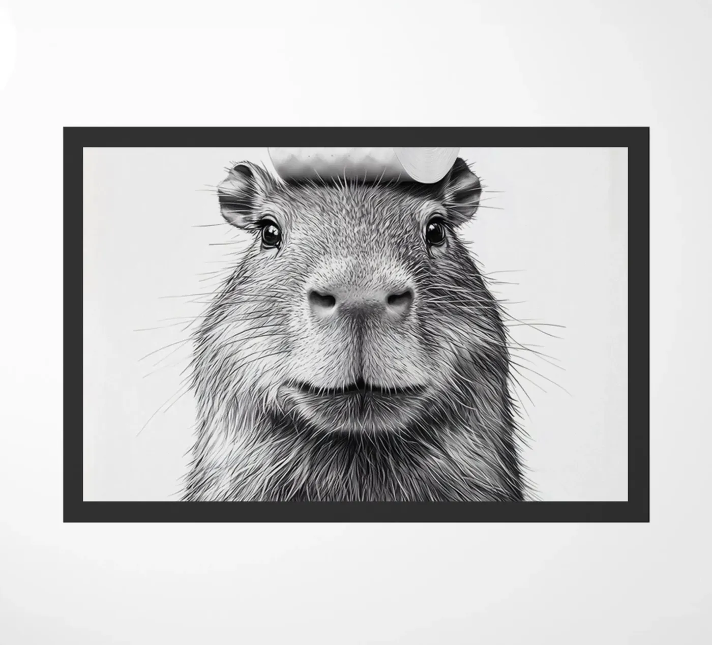 Capybara doormat by animals_studio