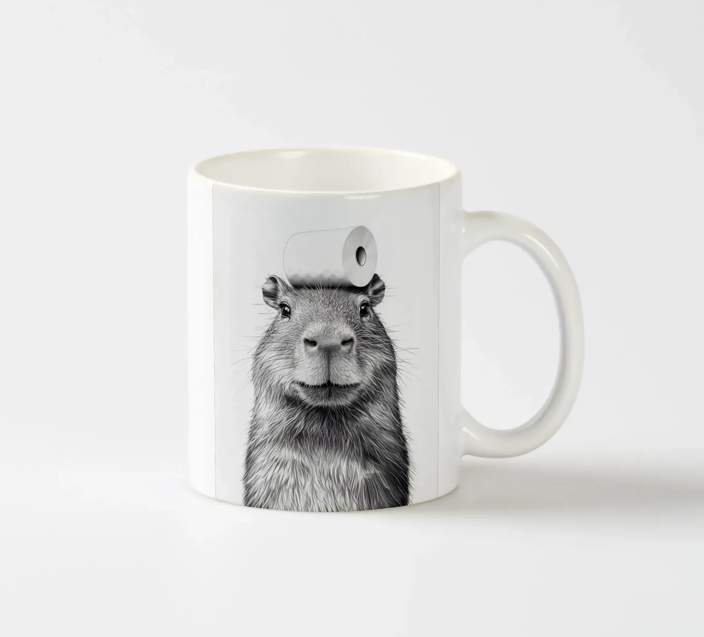Capybara ceramic mug by animals_studio