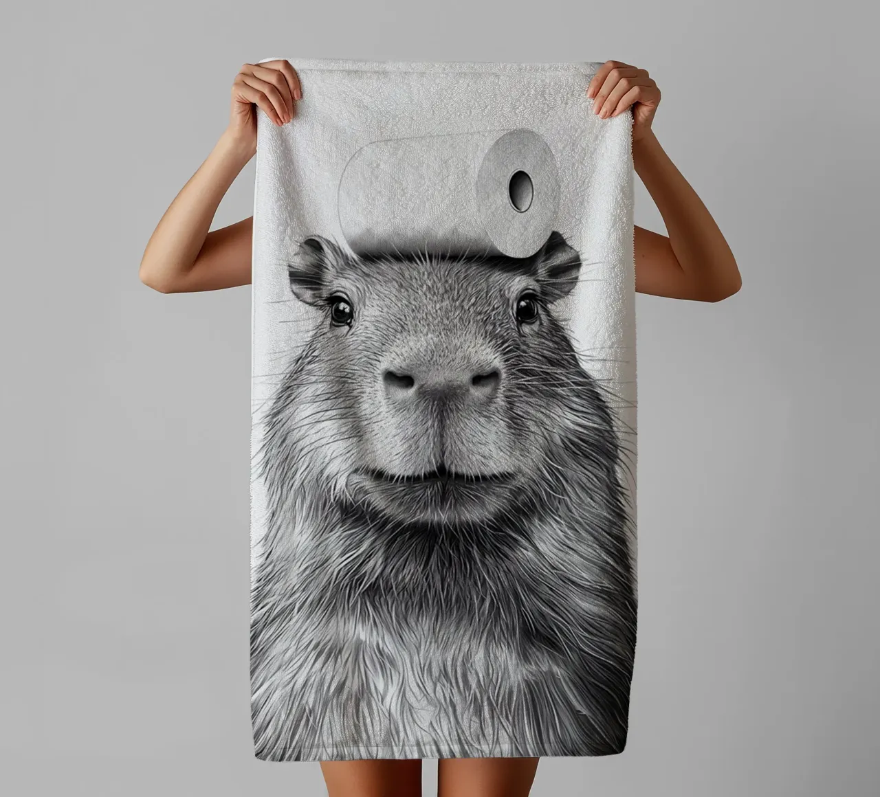 Capibara asciugamano da bagno da animals_studio