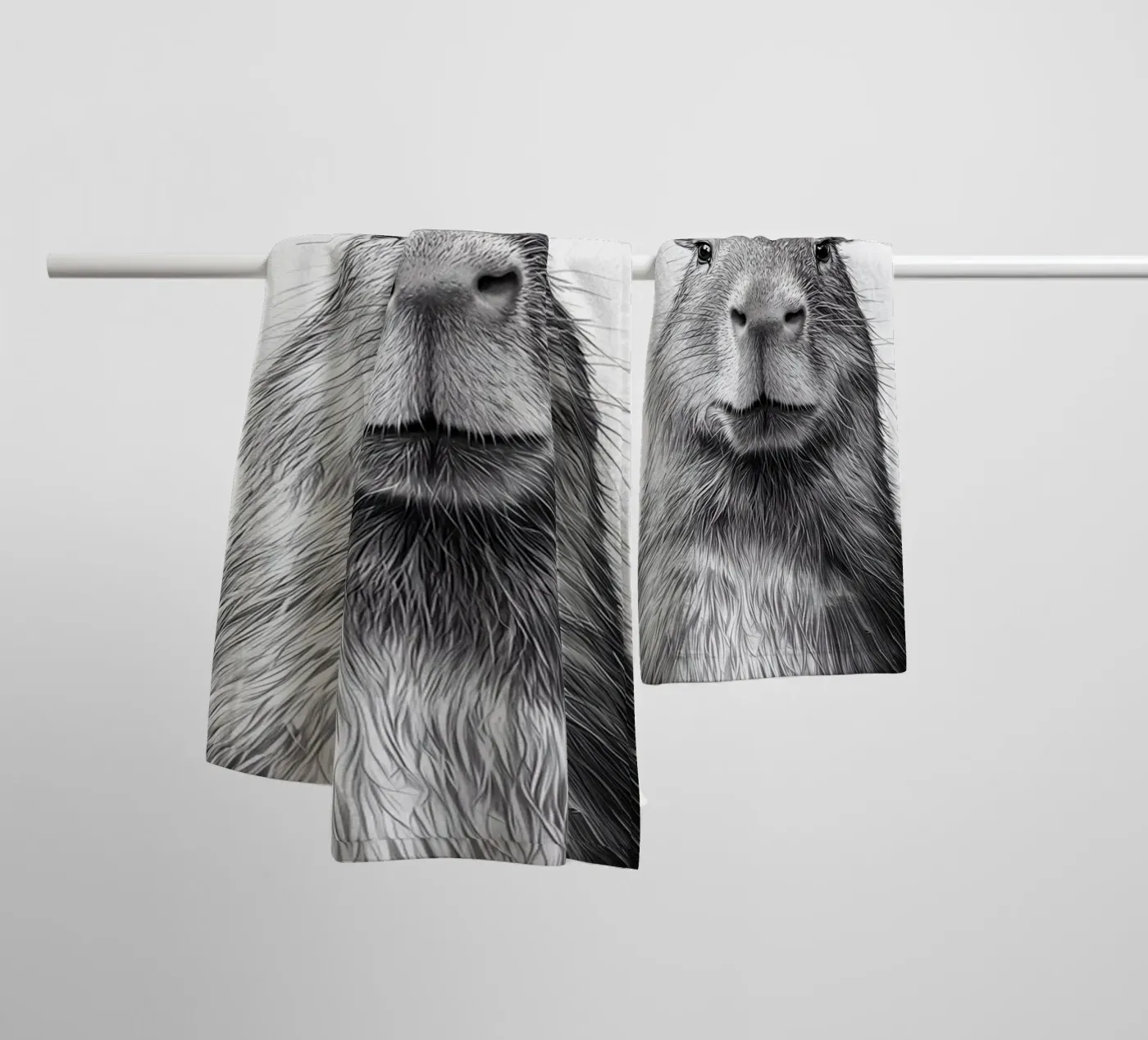 Capybara badhanddoek van animals_studio