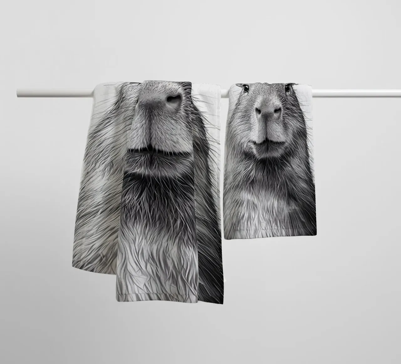 Capibara asciugamano da bagno da animals_studio