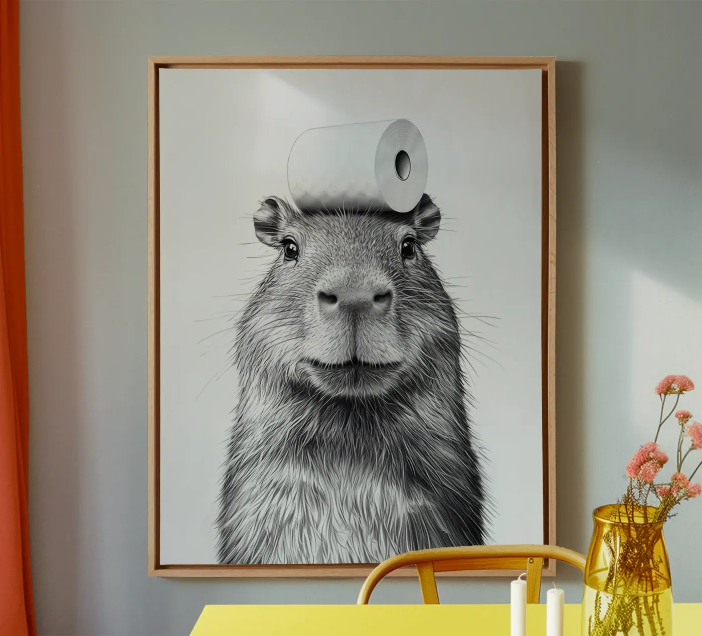 Capibara tela da animals_studio