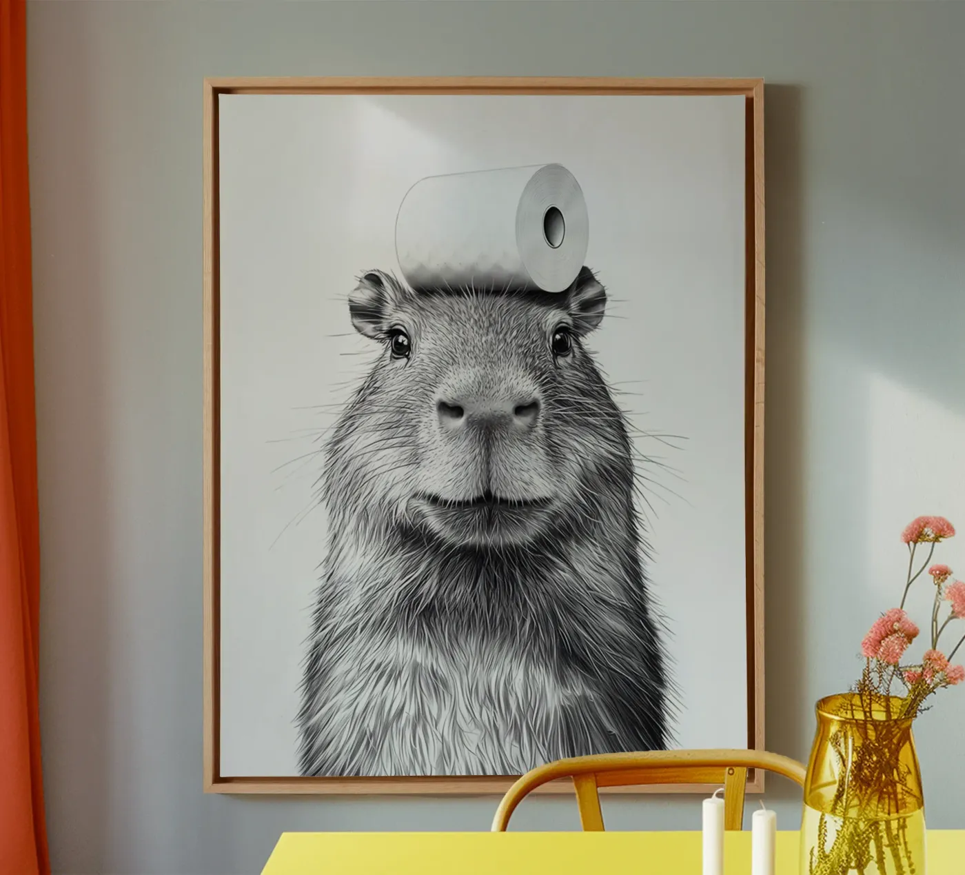 Capibara tela da animals_studio