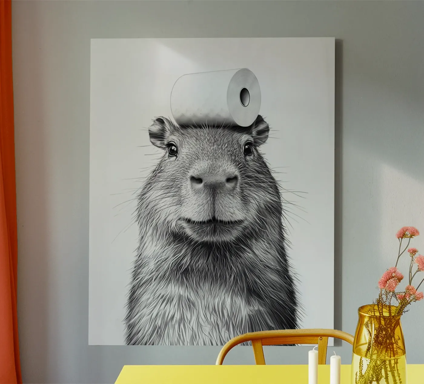 Capibara tela da animals_studio