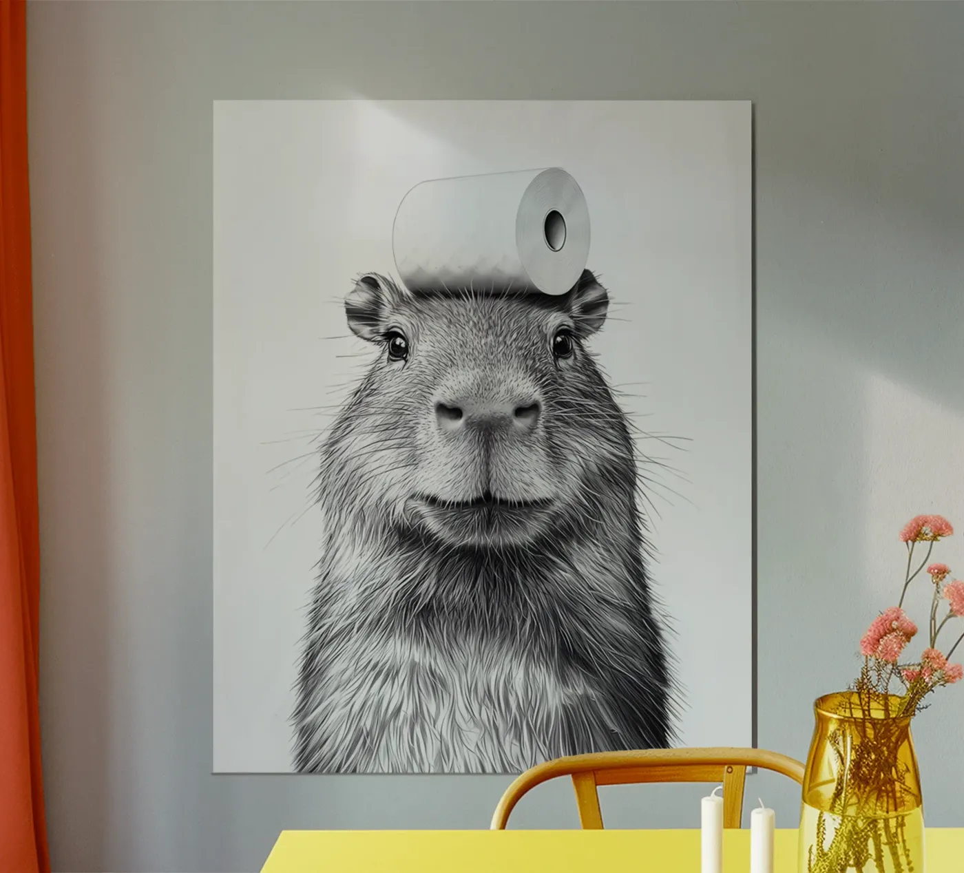 Capybara poster van animals_studio