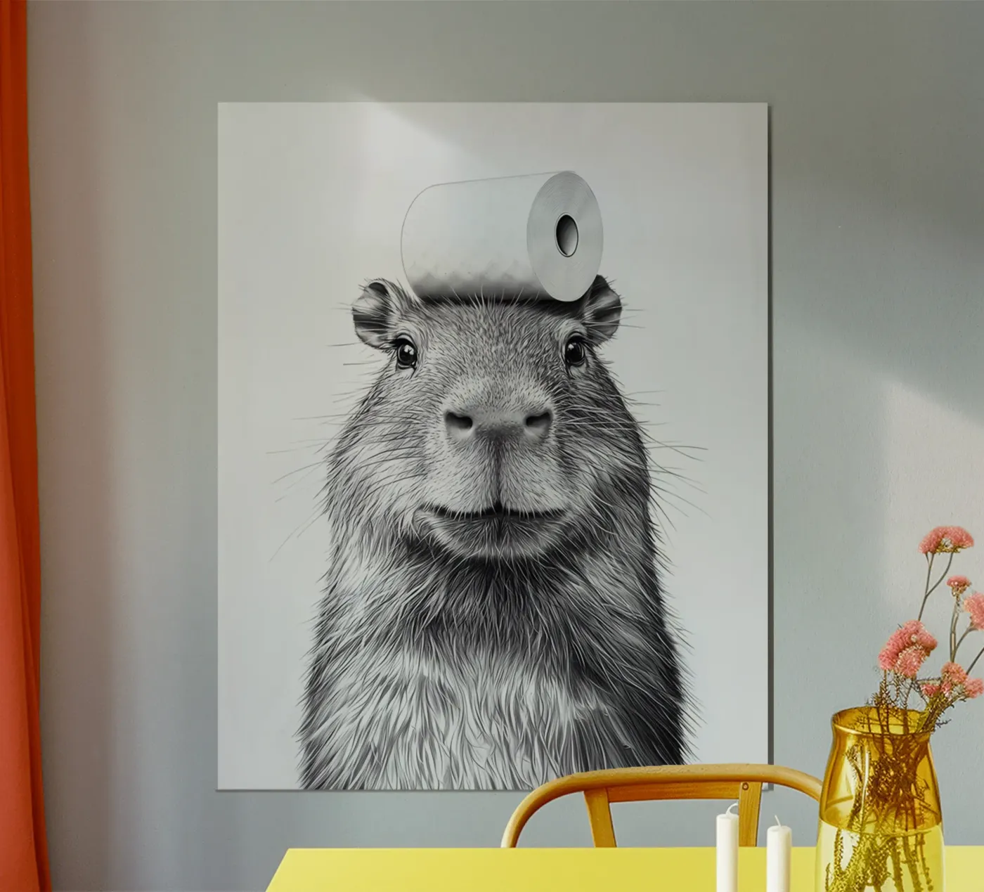 Capibara poster van animals_studio