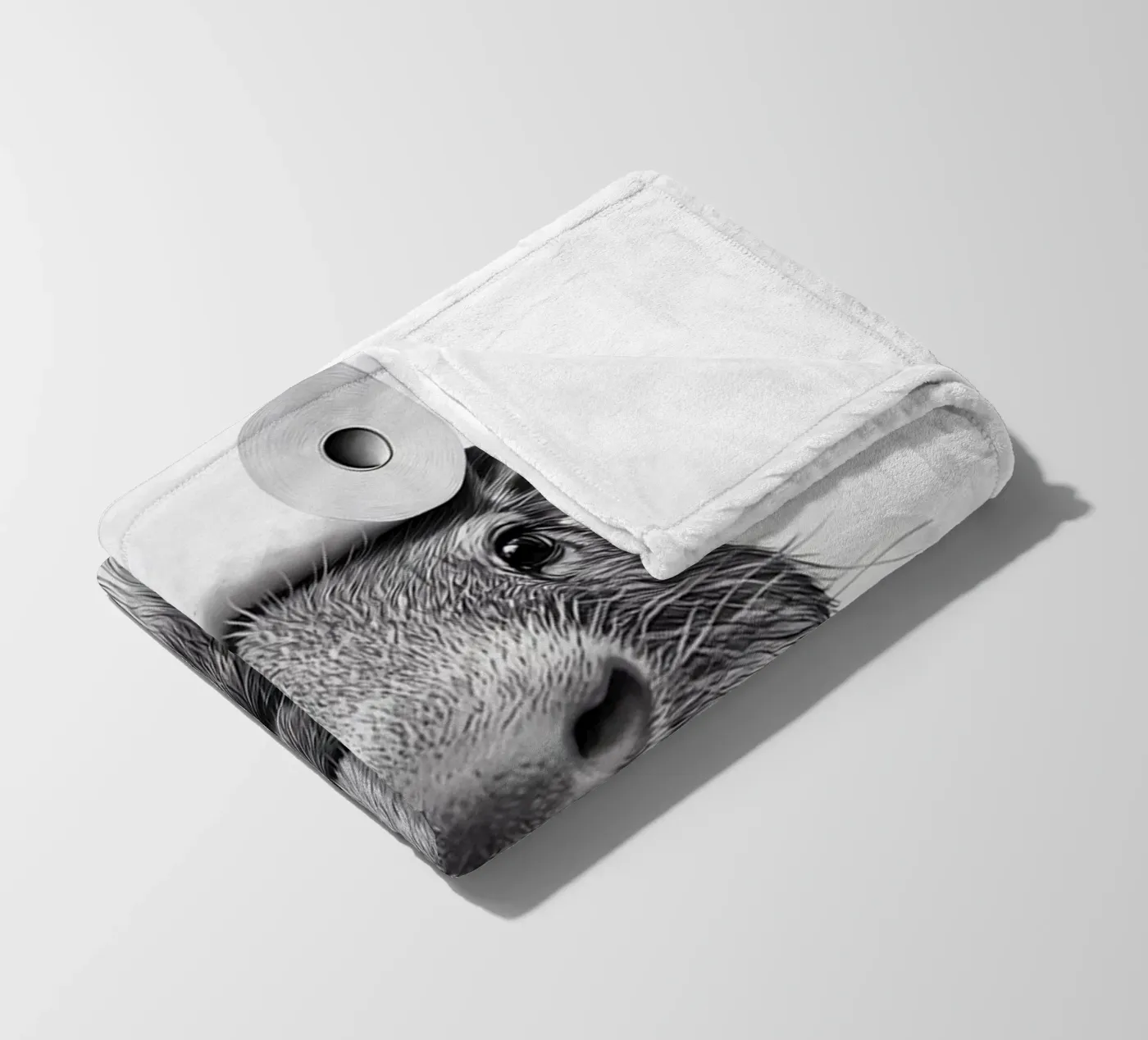 Capybara fleece blanket by animals_studio