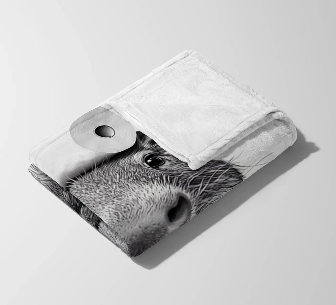 Capybara fleece blanket by animals_studio