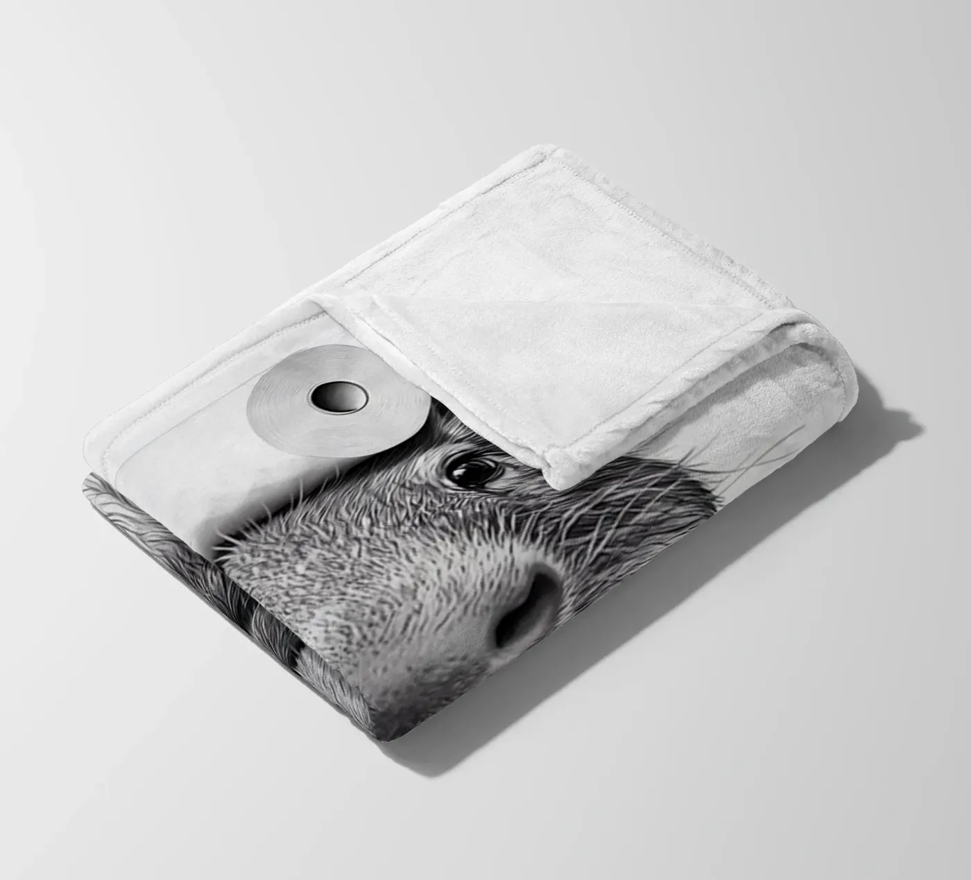 Capybara fleece blanket by animals_studio