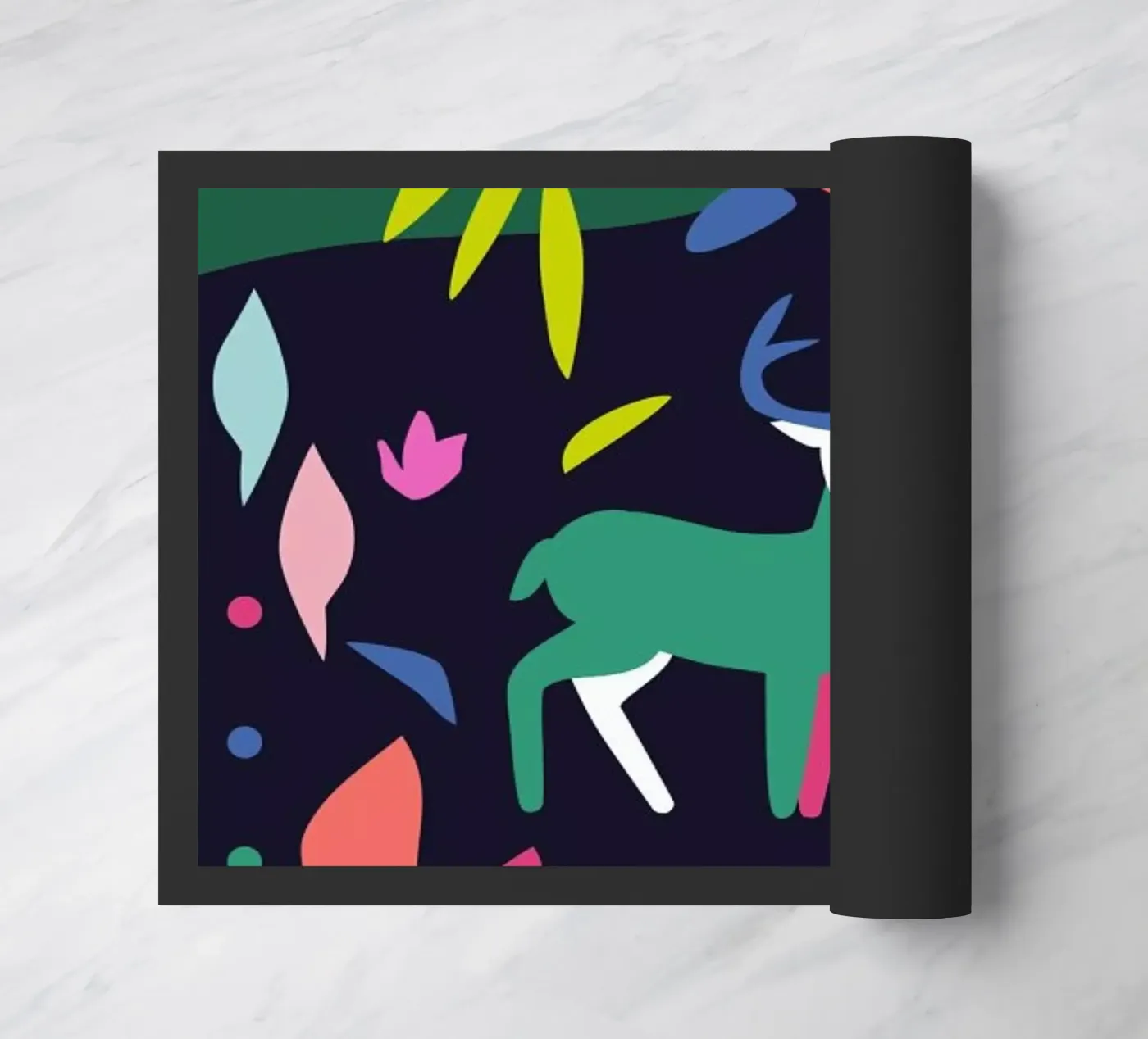 Forest Prince doormat by Mariery Young