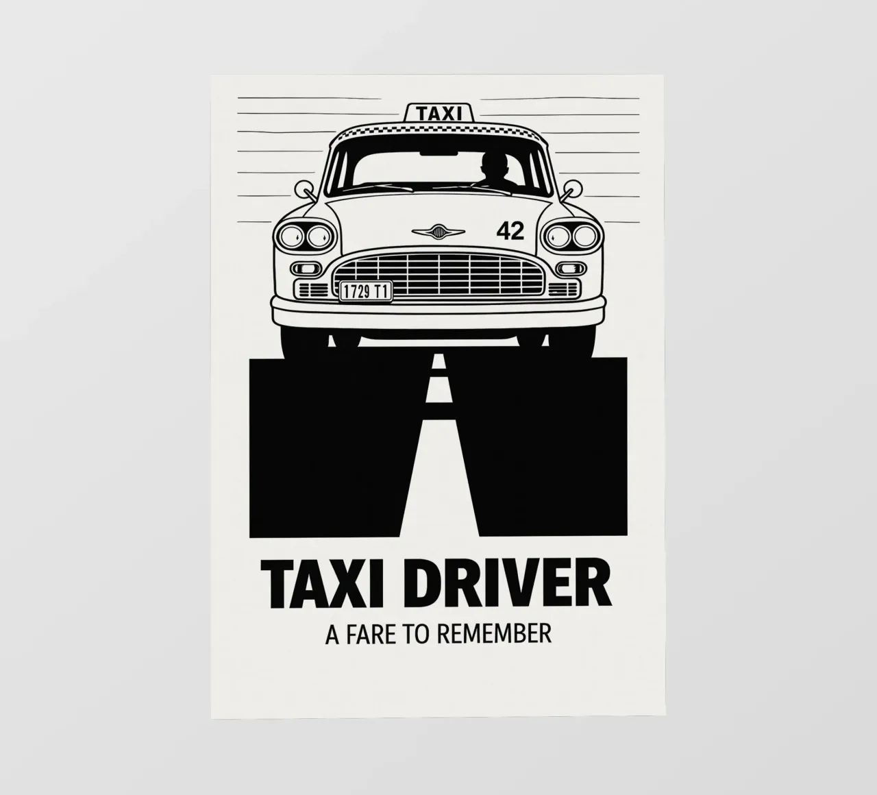 Taxi Driver Print pellicola backlit da MoviesArt