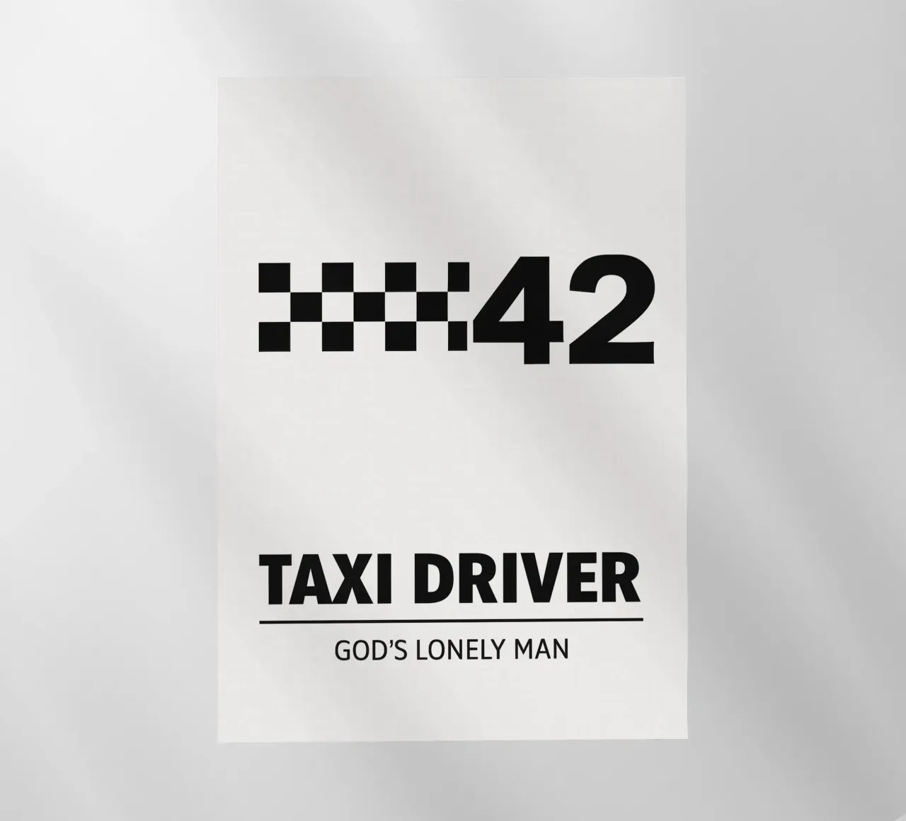Taxi Driver Print pellicola backlit da MoviesArt
