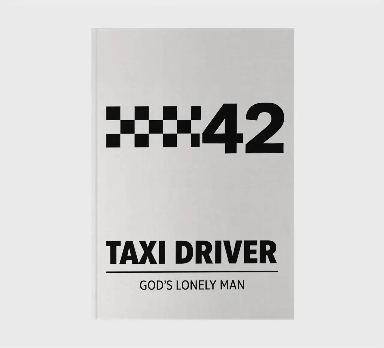 Taxi Driver Print notebook by MoviesArt