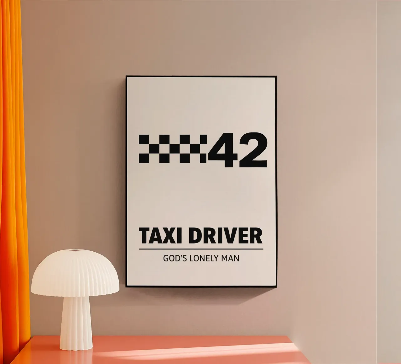 Taxi Driver Print plexiglass da MoviesArt