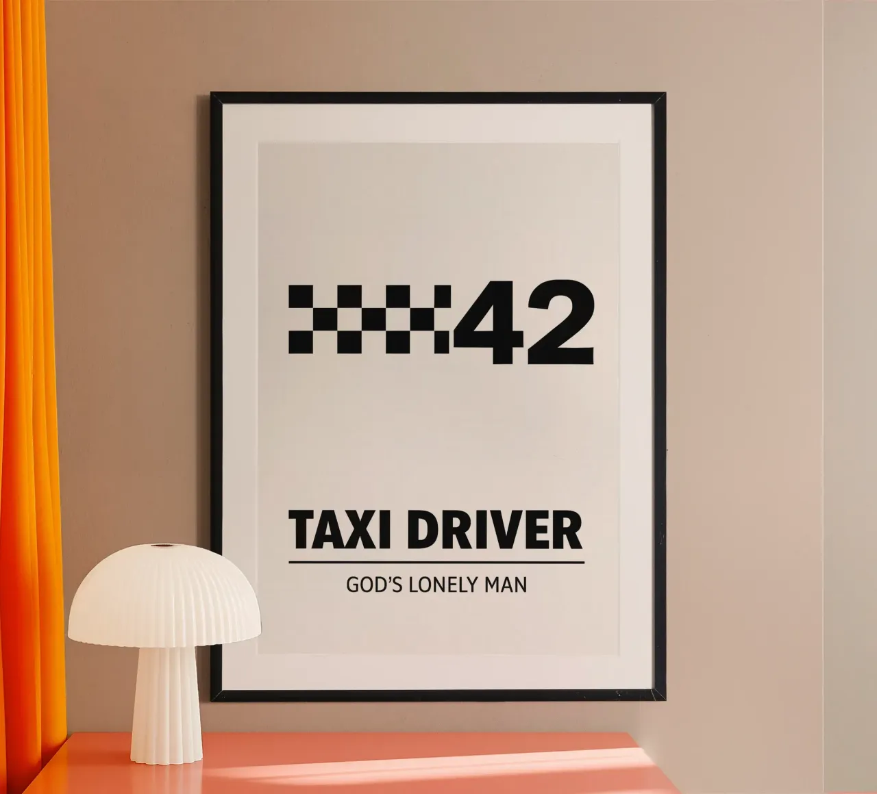 Taxi Driver Print hahnemühle by MoviesArt