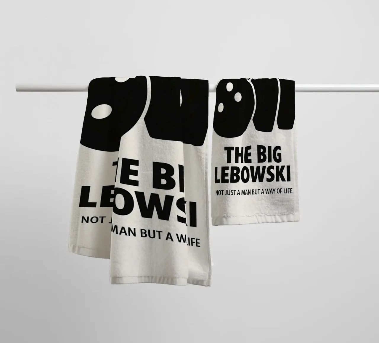 The Big Lebowski Print asciugamano da bagno da MoviesArt