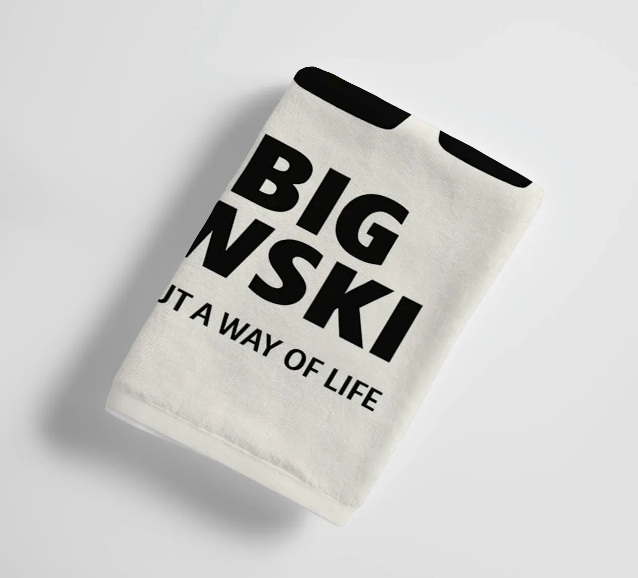The Big Lebowski Print asciugamano da bagno da MoviesArt