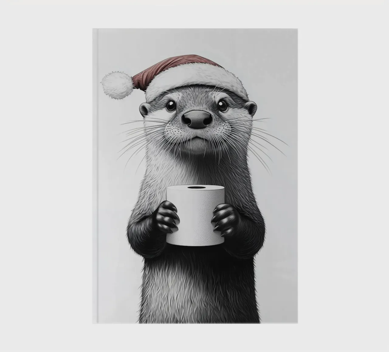 Christmas Countdown Otter notebook by animals_studio