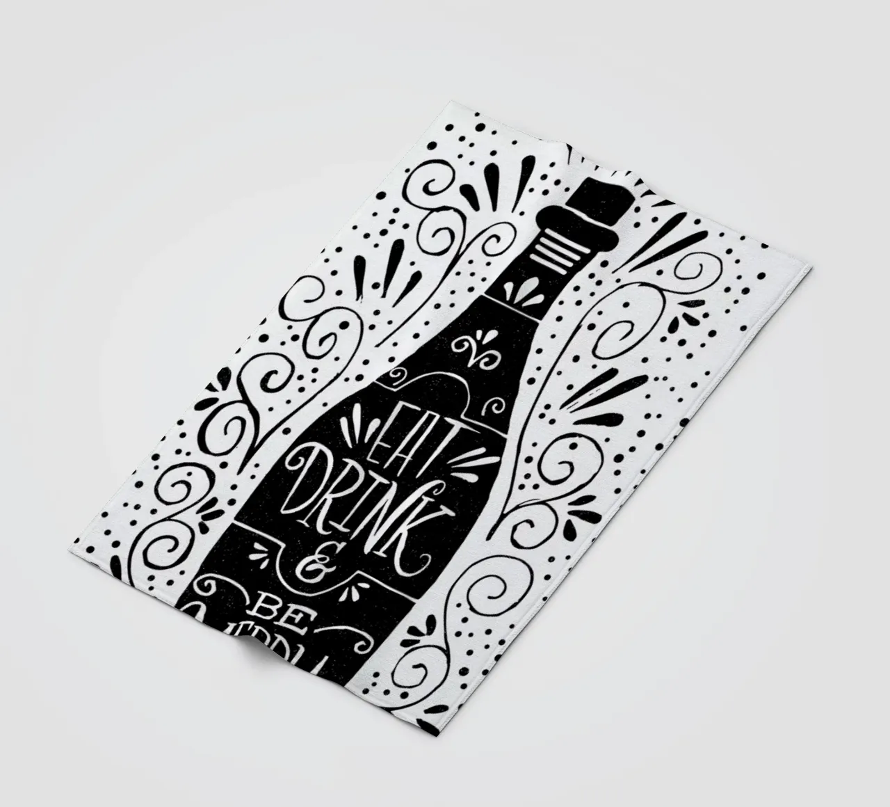Eat, drink, be merry coperta in pile da Matthew Taylor Wilson