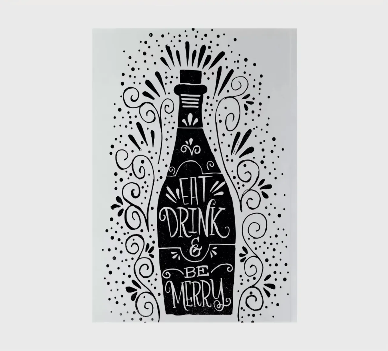 Eat, drink, be merry notebook by Matthew Taylor Wilson