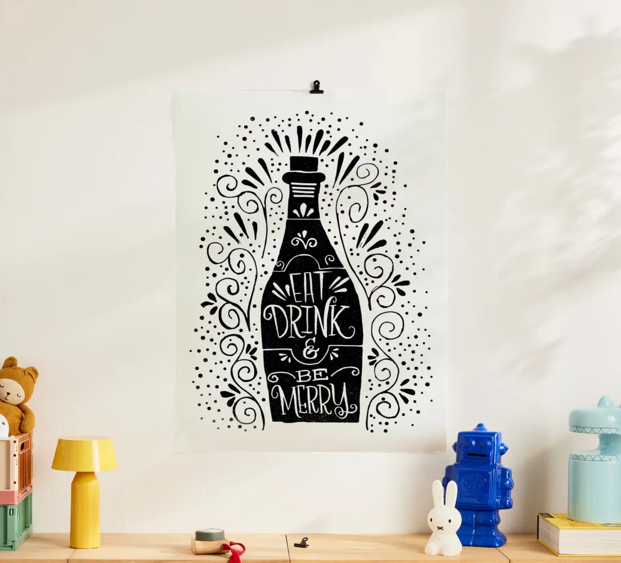 Eat, drink, be merry carta hahnemühle da Matthew Taylor Wilson