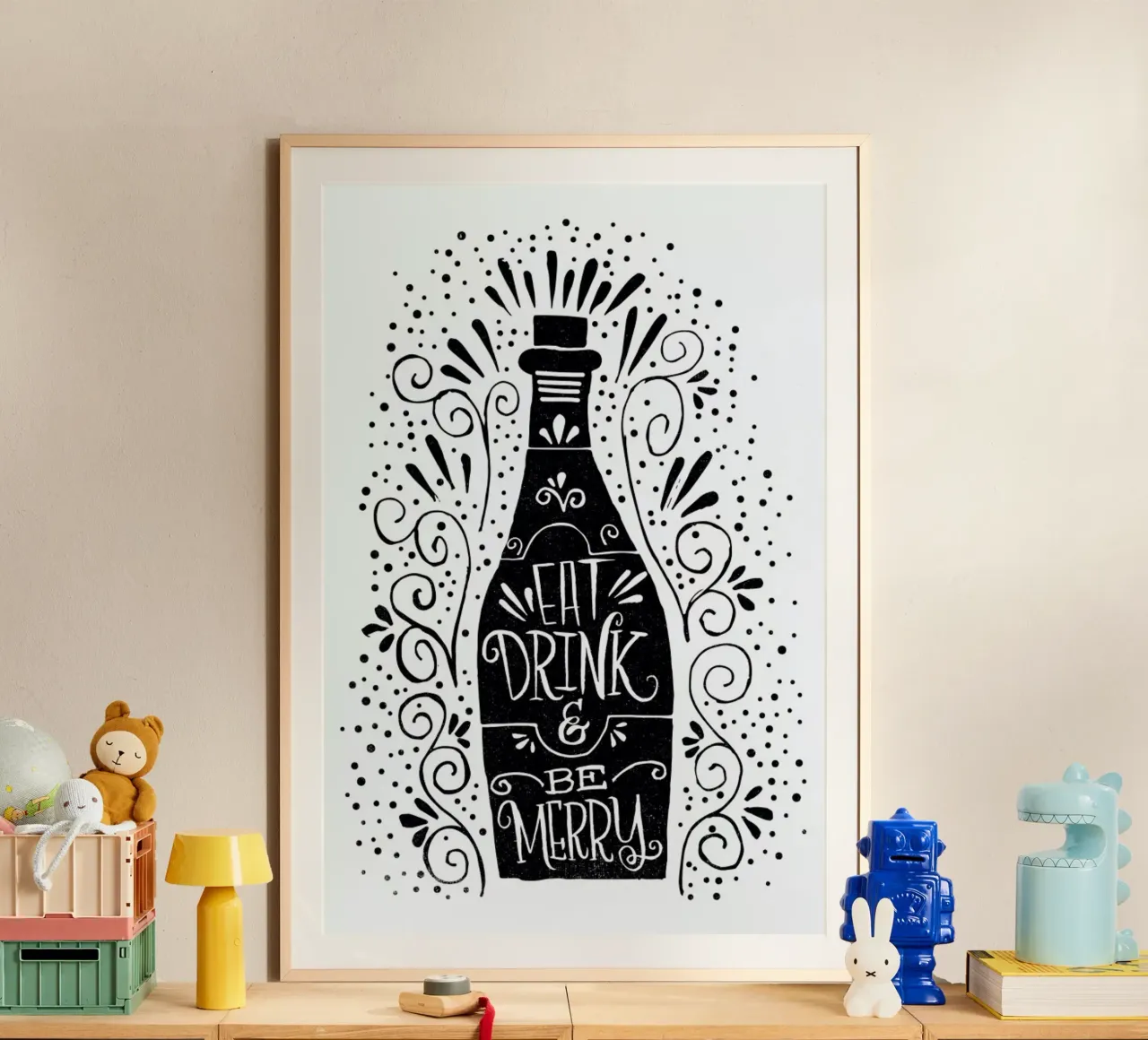 Eat, drink, be merry carta hahnemühle da Matthew Taylor Wilson