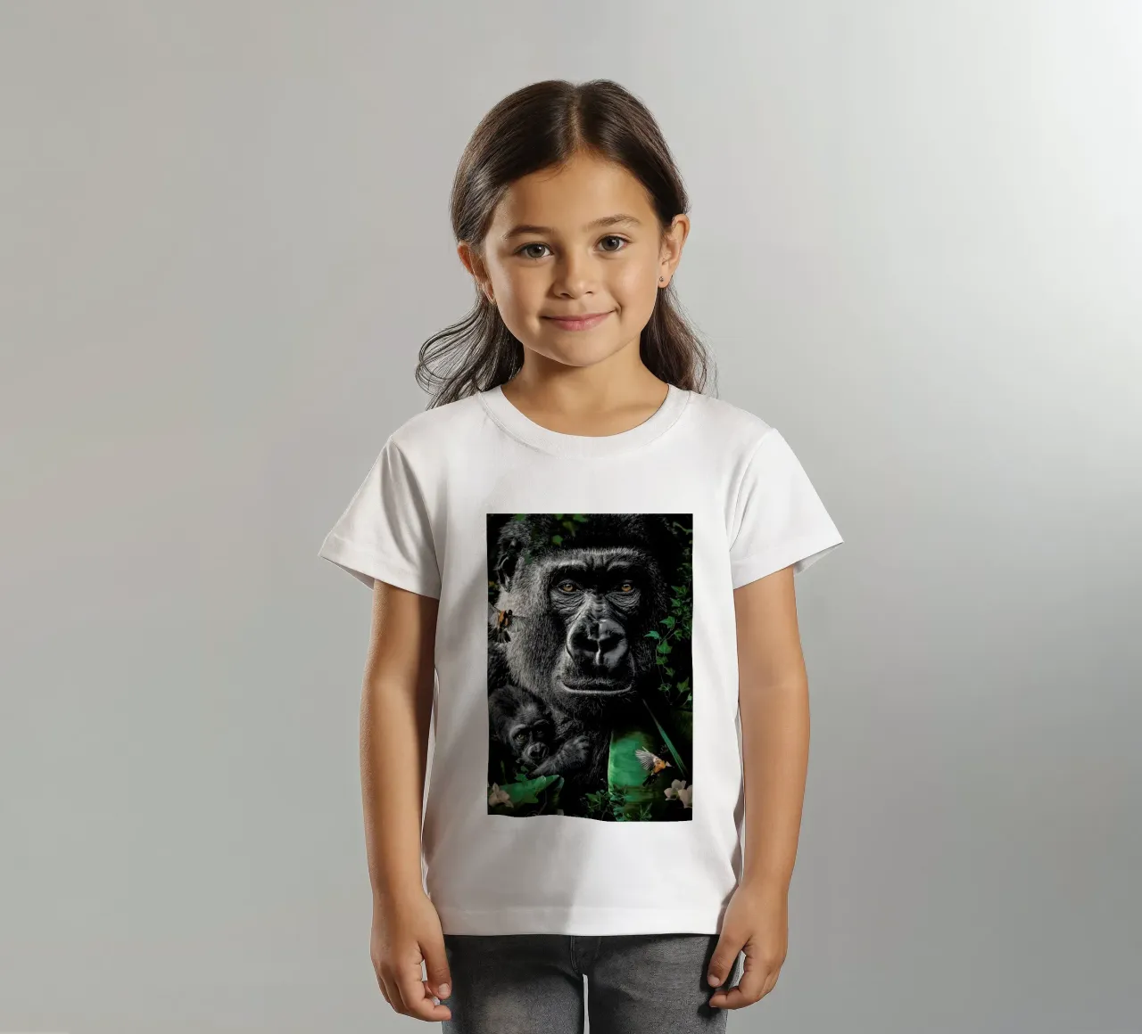 Gorilla kids t-shirt by Wouter Rikken