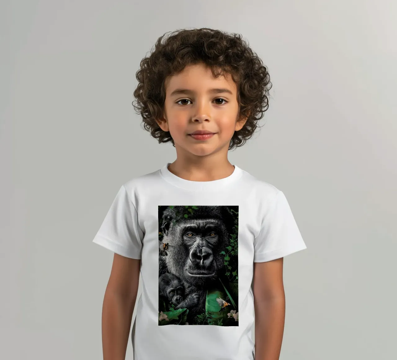 Gorilla t-shirt bambini da Wouter Rikken