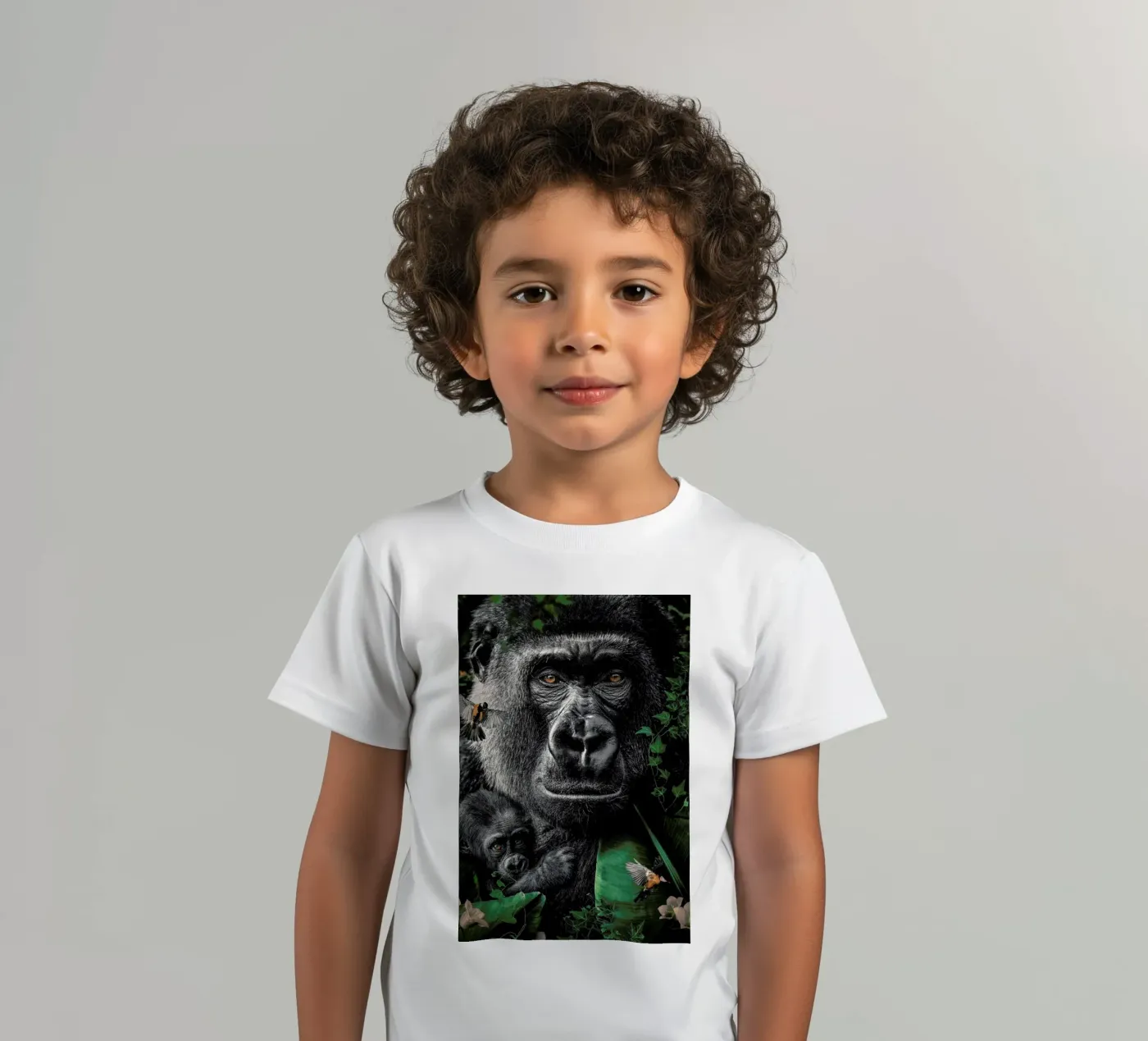 Gorilla t-shirt bambini da Wouter Rikken