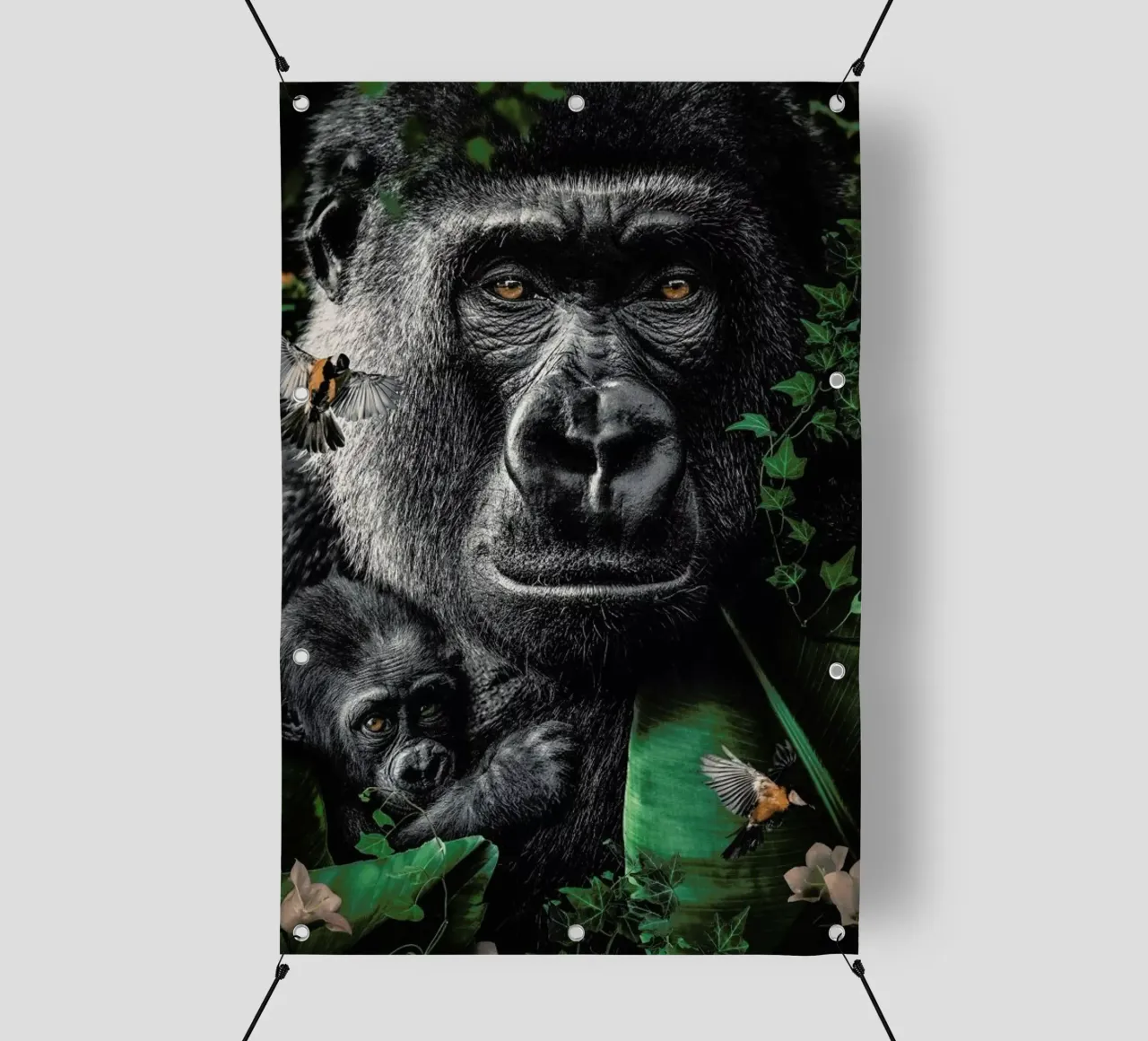 Gorilla telo in pvc da Wouter Rikken