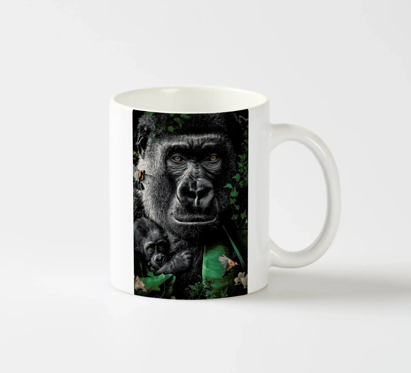 Gorilla ceramic mug by Wouter Rikken
