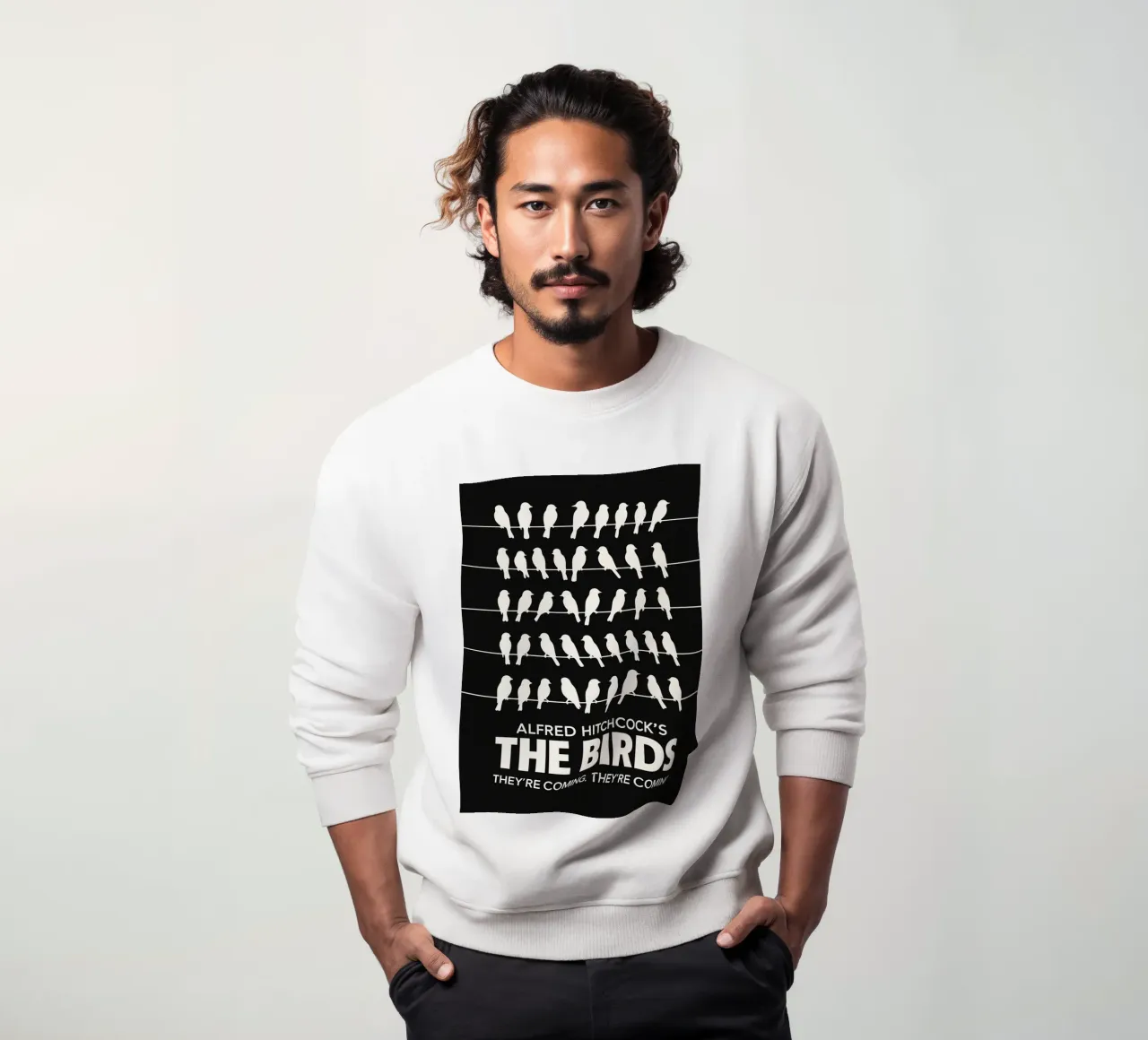 The Birds Print felpa da MoviesArt