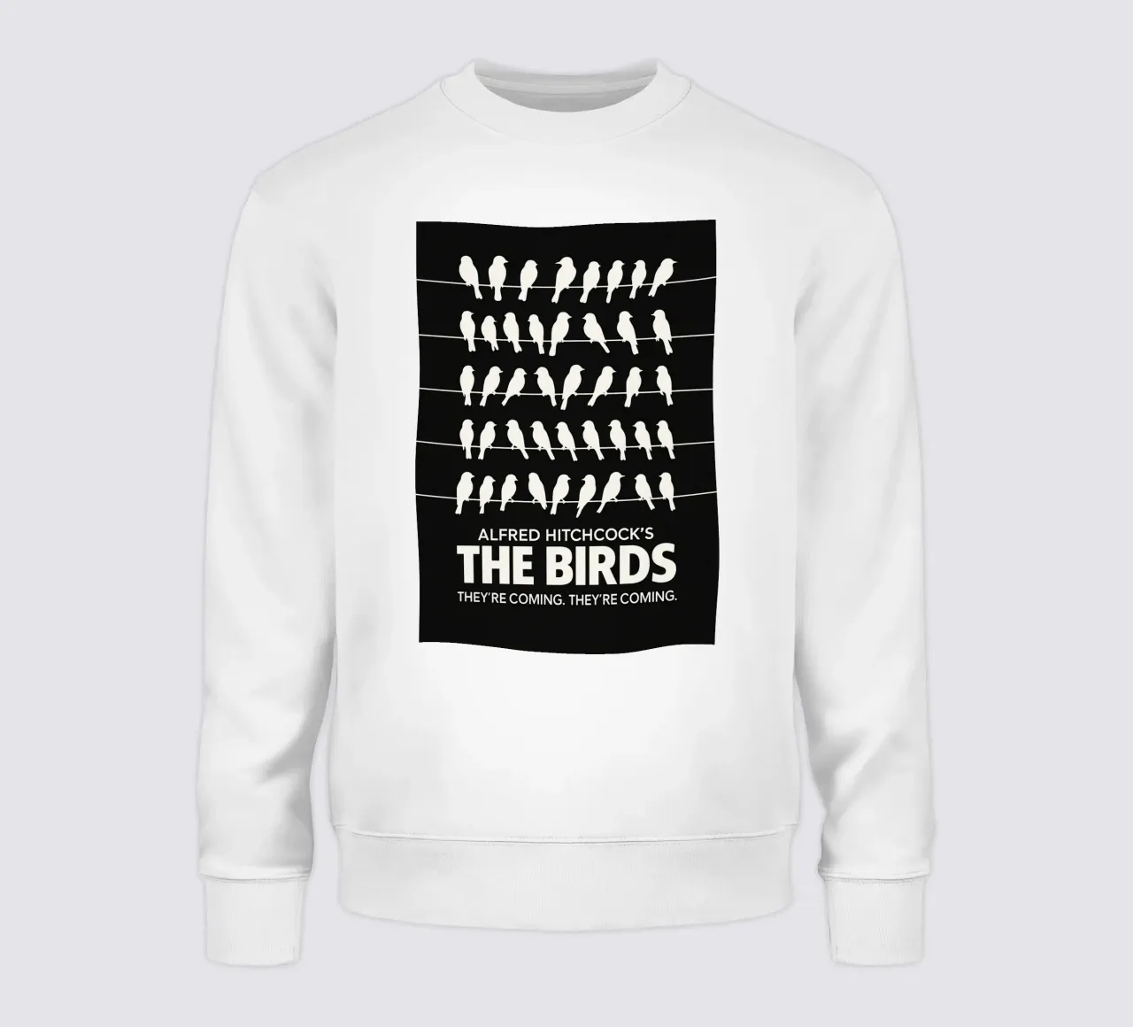 The Birds Print felpa da MoviesArt