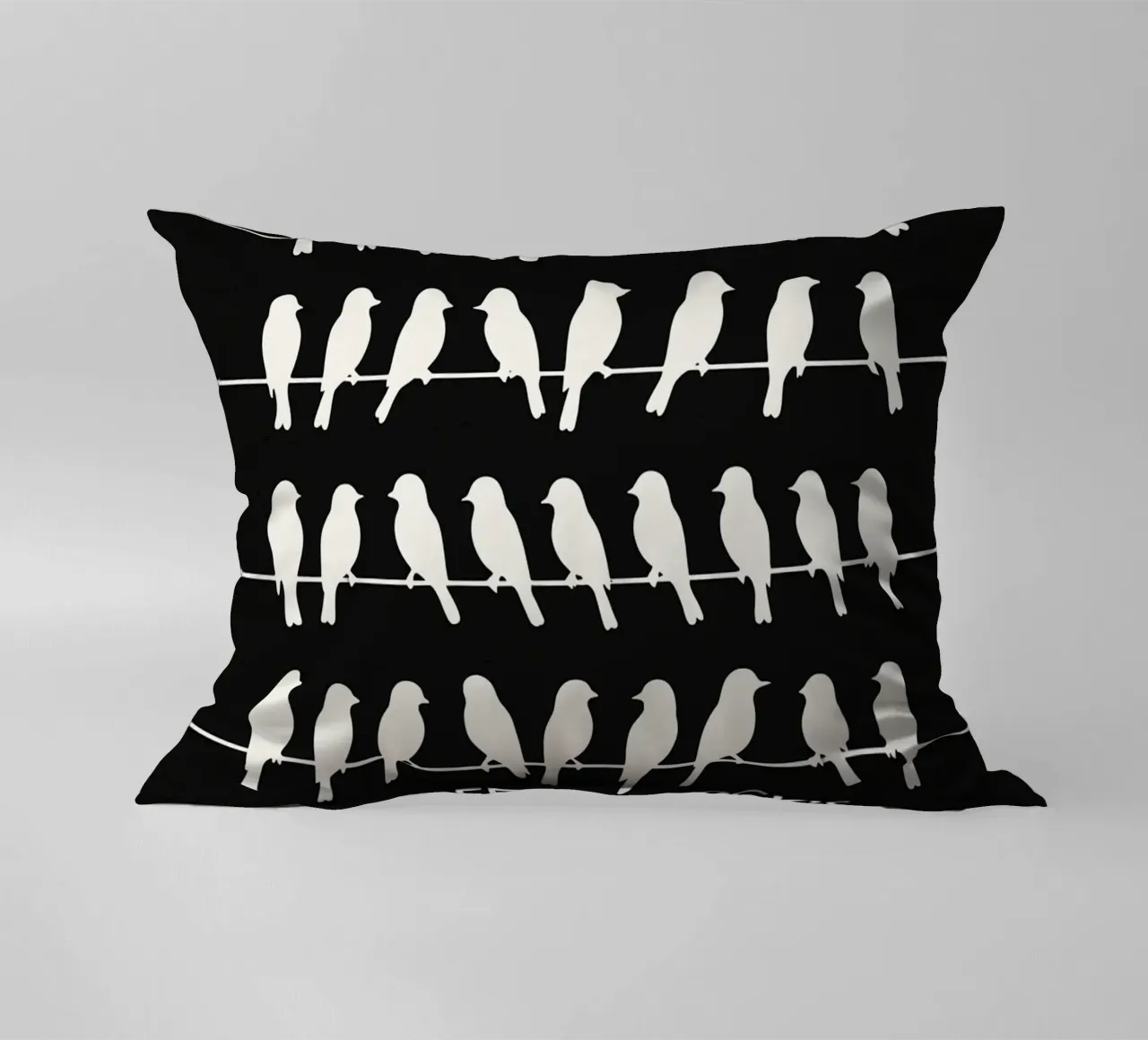 The Birds Print cuscino da MoviesArt