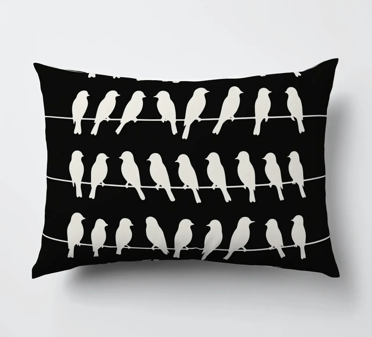 The Birds Print cuscino da MoviesArt