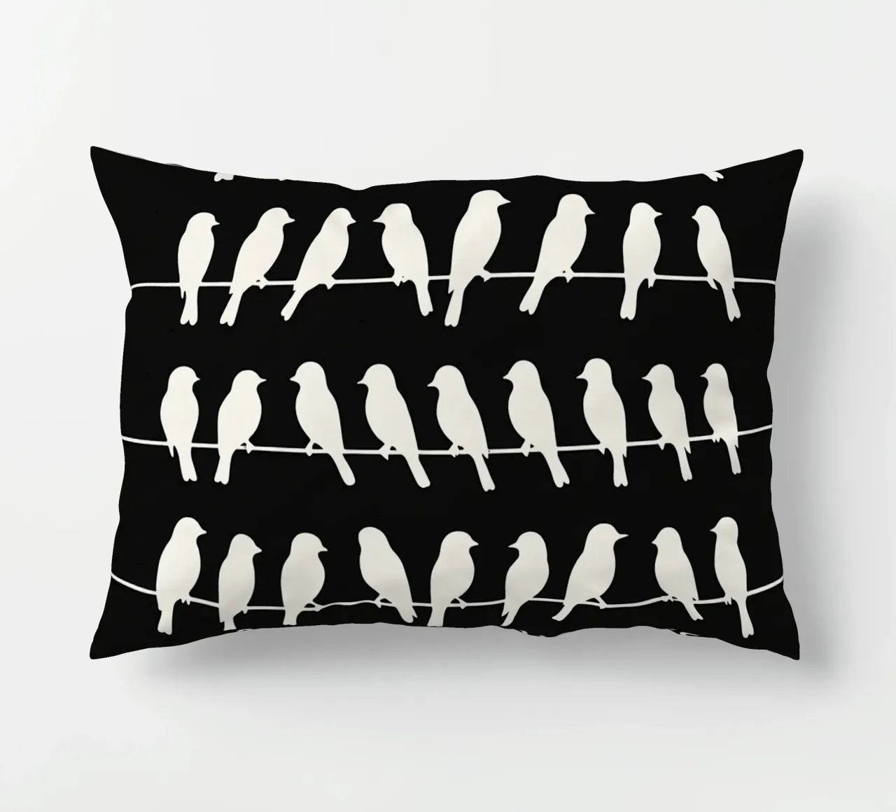The Birds Print cuscino da MoviesArt