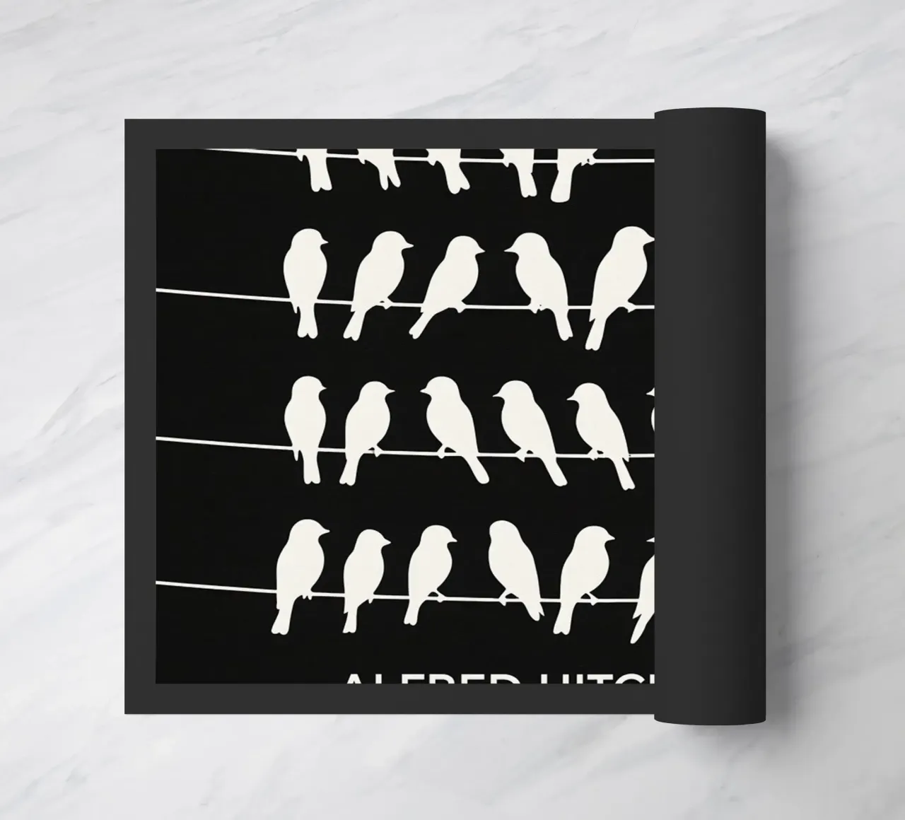 The Birds Print zerbino da MoviesArt