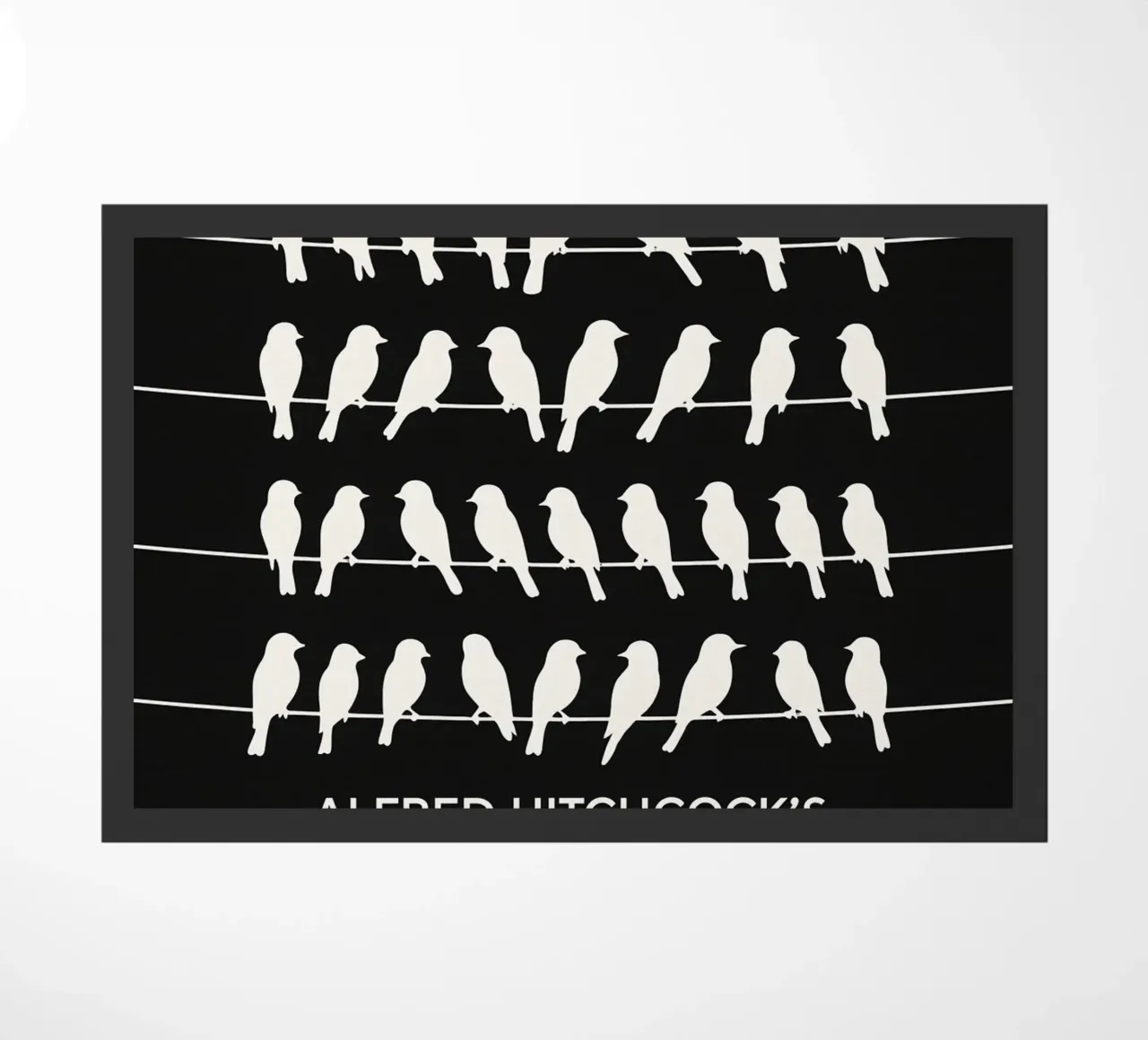 The Birds Print zerbino da MoviesArt