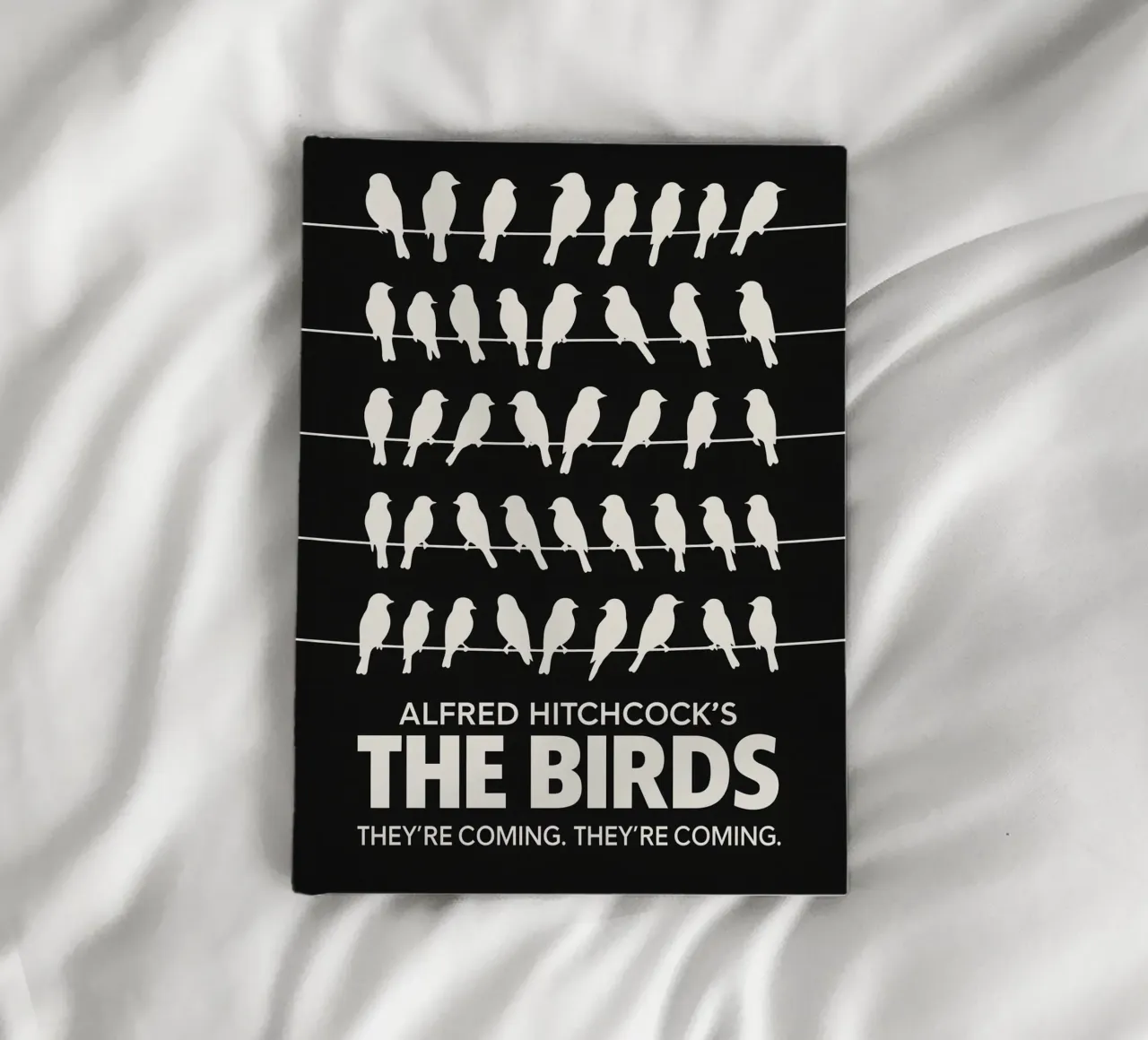The Birds Print notebook by MoviesArt