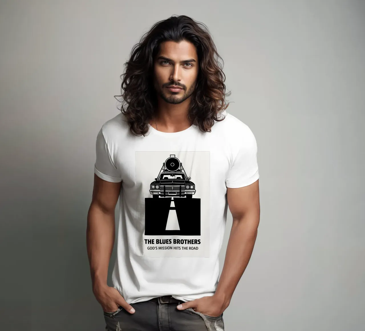 The Blues Brothers Print t-shirt da MoviesArt