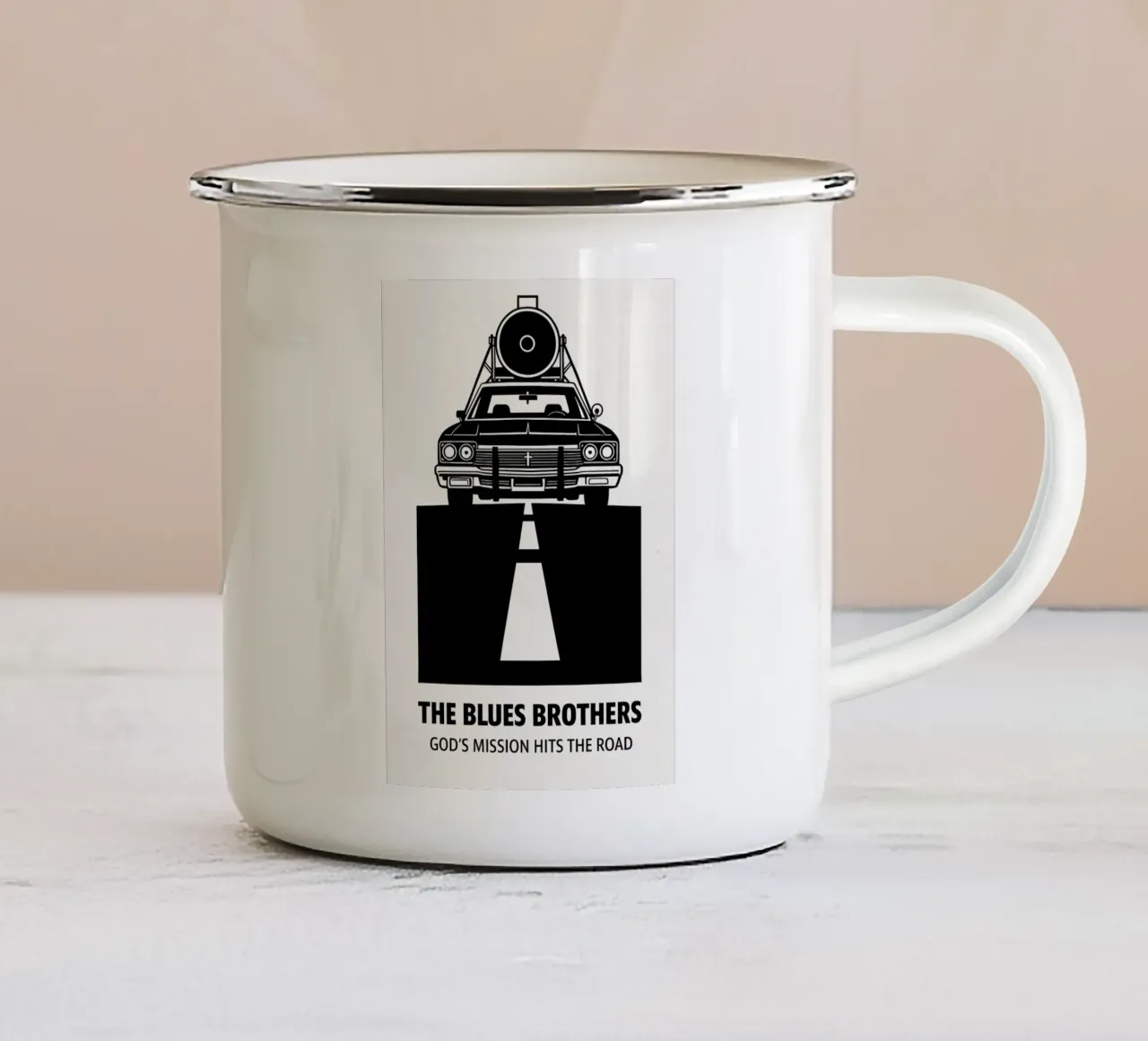 The Blues Brothers Print tazza in smalto da MoviesArt