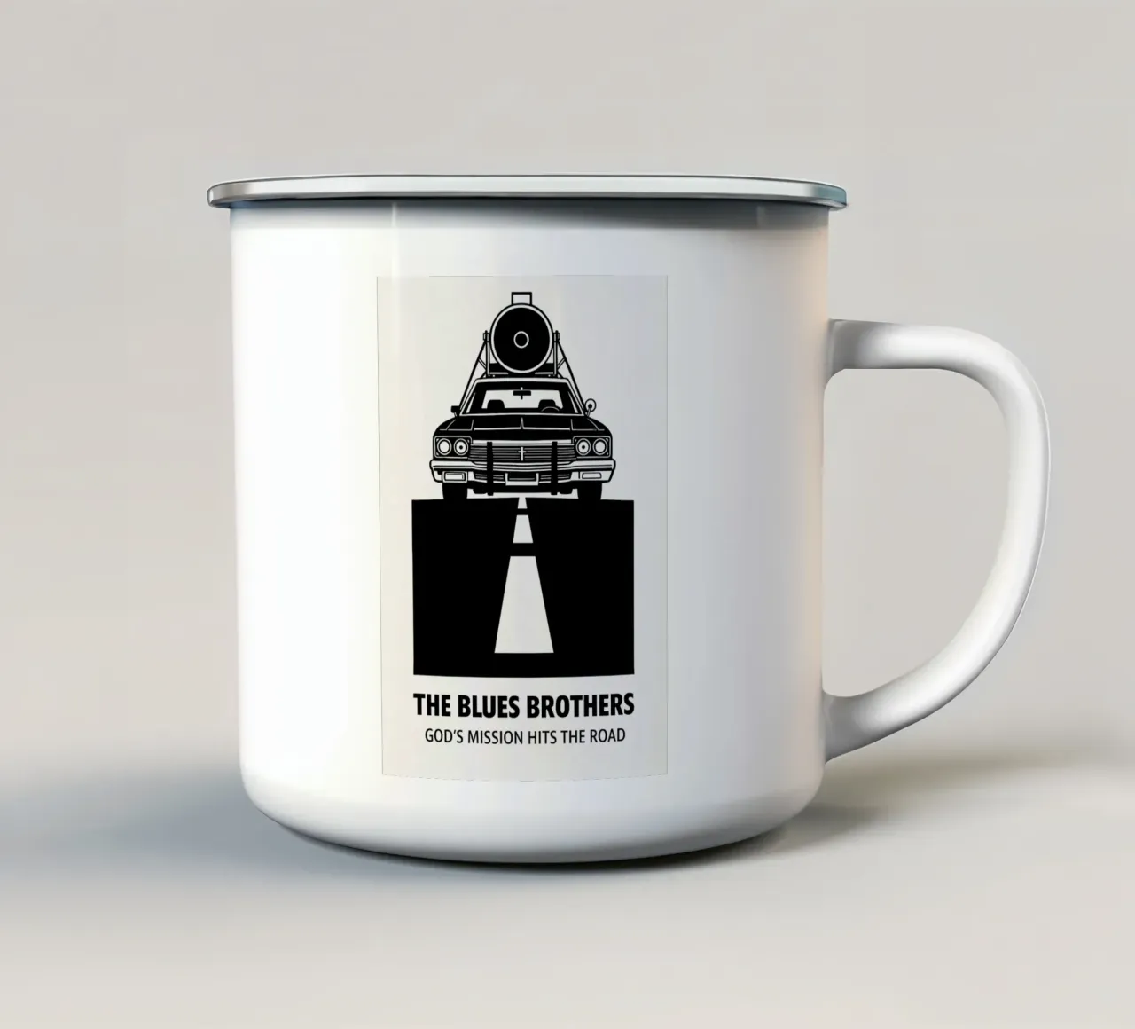 The Blues Brothers Print tazza in smalto da MoviesArt