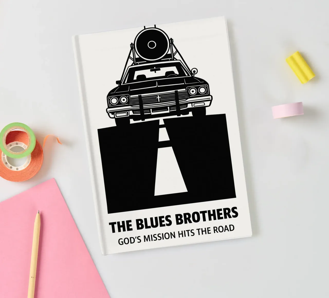 The Blues Brothers Print notebook by MoviesArt