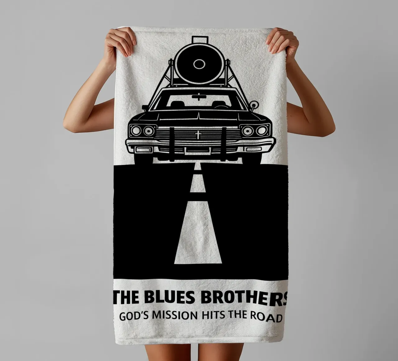 The Blues Brothers Print asciugamano da bagno da MoviesArt