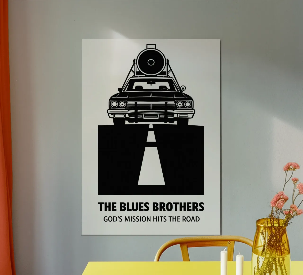 The Blues Brothers Print alluminio dibond da MoviesArt